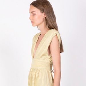 SABINA MUSÁYEV NWT Palomit pleated midi dress size M